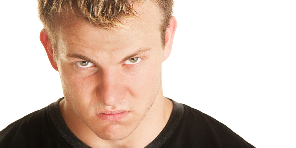 Angry Blond Man Angry Blond Man
